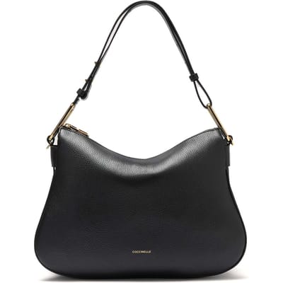 COCCINELLE Leren Schoudertas Magie Soft Shoulder Bag Noir Zwart