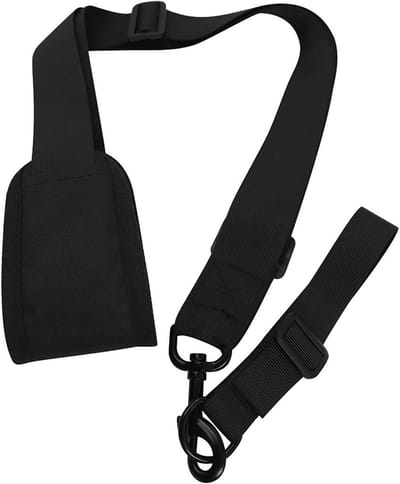 Bosmaaier Harnas - Trimmer Schouderriem - Tuinonderhoud - Verstelbaar en Gevoerd - 120 cm - Zwart