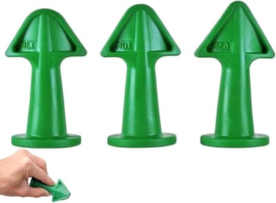 Afdichtingsgereedschap - Mondstuk applicator - Voegen afwerken - Multifunctioneel - 3 opzetstukken - Grijs