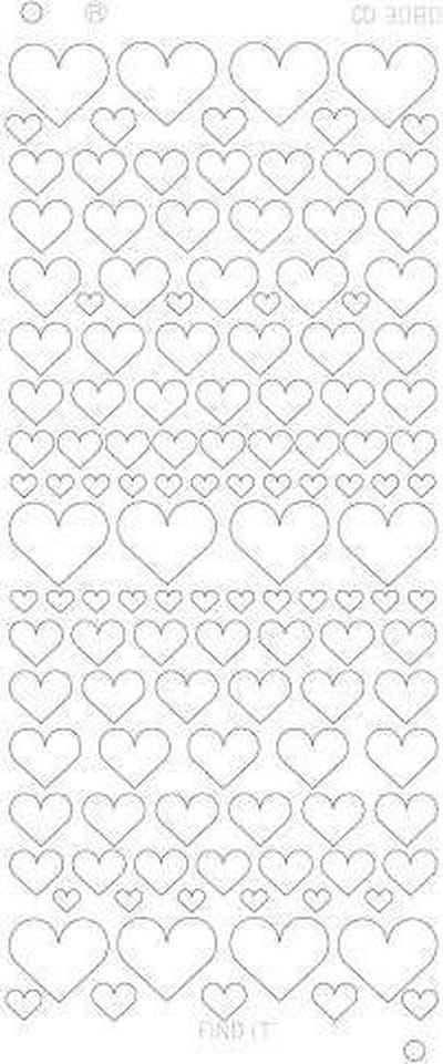 Hearts Various Platinum - Goud 1 stuks