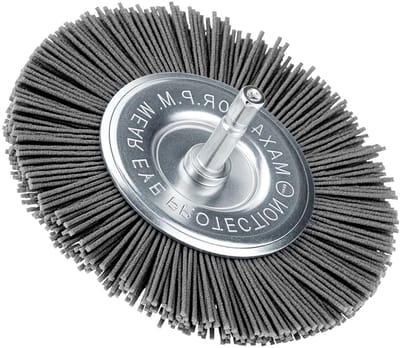 Nylon Borstel - Schijfborstel - Metaal Polijsten - Met Schuurkorrel - Ø 100 mm - Körnig 120