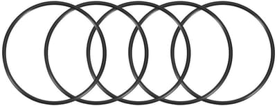 5 Stuks Nitrilrubber O-Ringen, 130mm Buitendiameter, 120mm Binnendiameter, 5mm Breedte, Afdichtingsringen voor Loodgieterswerk, Auto Reparatie en Mechanische Toepassingen