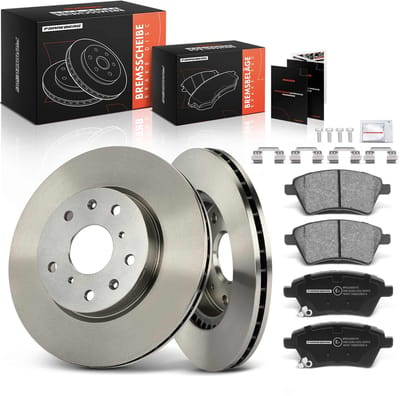 Frankberg 2x remschijven 4x remblokken vooras voor Fiat Sedici FY 16L
