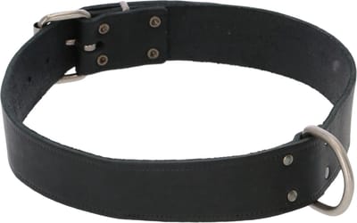Adori Halsband Vetleder Met Print Zwart - Hondenhalsband - 80x4 cm