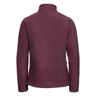 Russell Dames/Dames Full Zip Outdoor Fleecejack (Bourgondië)