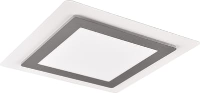 LED Plafondlamp - Torna Groan - 46W - Aanpasbaar kleur - Dimbaar - Vierkant - Mat Nikkel - Metaal