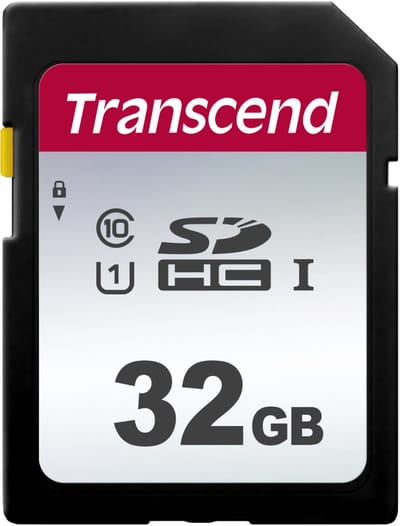 Transcend 300S - Flashgeheugenkaart - 32 GB - UHS-I U1 / Class10 - SDHC UHS-I