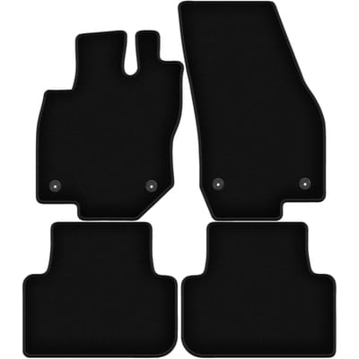 Wielganizator WLG-BASIC Serie - Velours Autobekleding - Zwart - VW Tiguan III - 2024
