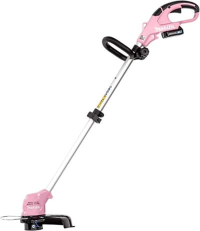 Makita UR100DZP 12 Volt CXT accu roze grastrimmer zonder accu en lader trimmer rose kleur