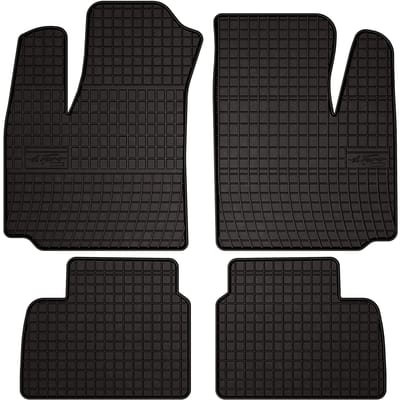 Wielganizator SolidPRO - Auto Rubberen Vloermatten - Fiat Doblo I - Zwart - Maatwerk