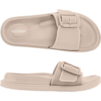Holster Holster Laze Slippers - Vegan Comfort - Podologisch Goedgekeurd - Waterbestendig BEIGE - Maat 38