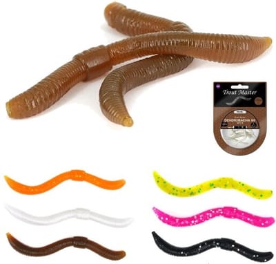Trout Master Dendrobena 60 Garlic - Kleur : Orange