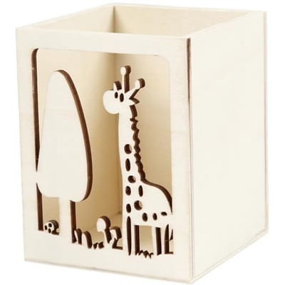 Creativ Company - Giraffe wooden pencil box