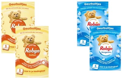 Robijn Geurbuiltjes - Intens - Frisheid -Voor In De Kledingkast - Morgenfris & Zwitsel