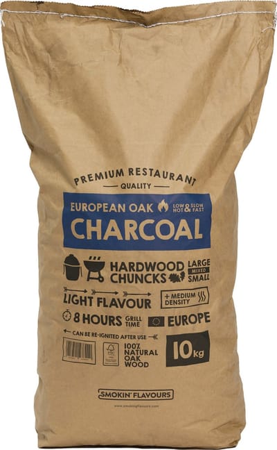 Houtskool European Oak 10KG Smokin' Flavours