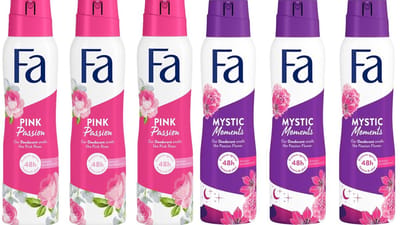 FA Deo Spray - Pink Passion & Mystic Moments - Voordeelverpakking 6 x 150 ml
