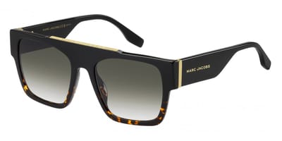 Marc Jacobs MARC 757/S BLACK HAVANA/ GREEN SHADED 54/19/145 Herrenbrillen Zonnebrillen