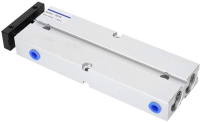 Dailygoods- Luchtcilinder Aluminiumlegering - Dubbelwerkende Cilinder - Slag 200 mm - Cilinderdiameter 16 mm - Theoretische kracht 2.9 N - Duurzaam en waterdicht - Pneumatische Cilinder