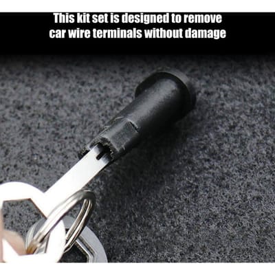 Automotive Terminal Verwijdergereedschap Pin Elektrische Trekker Krimpdraad Connector Ontgrendel Extractor gray