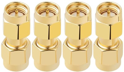Cosensi - Dailygoods - Dailygoody Mannetje naar Mannelijke Adapter - Coaxiale Verbinding - Compact Formaat - Antenne en WiFi - 50Ω Impedantie - Ideaal voor Radio e...