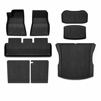 Automatten Tesla Model 3 Highland Rubber Ecoline – Mattenset Compleet - Interieur Accessoires