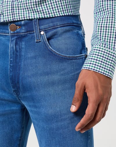 Wrangler - Larston - Heren Slim-fit Jeans - Rustic