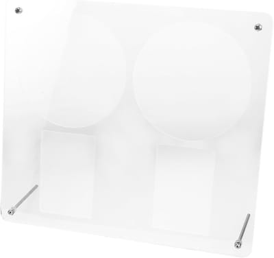 Vinyl Platenhouder - CD Display Frame - Muziek Collectie Opslag - Stabiele Zichtbaarheid Albumhoezen - 28x25x0.5cm - Transparant