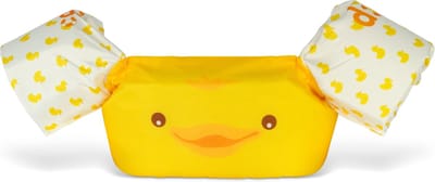 DOBBO Eddie de Eend - Puddle Jumper - Zwembandjes - Zwemvest - Zwemvleugels - voor Kind van 2 tot 6 jaar - 15 tot 30kg - Geel