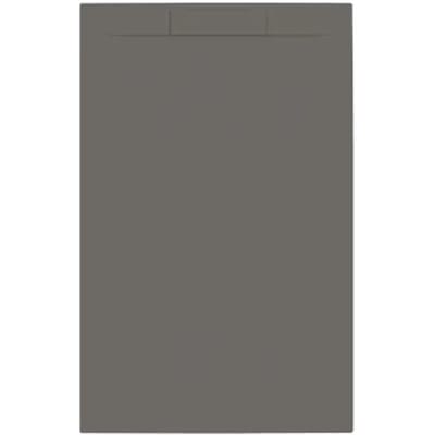 Allibert - Douchebak - Luna 140 X 90 Cm - Polybeton - Gun Metal