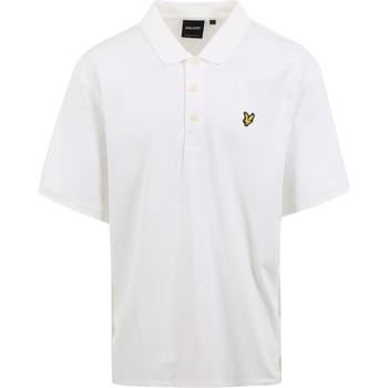Lyle and Scott Plussize Polo Wit - Maat XXL - Heren