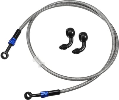Solidchoice- Remslang 120cm - Hittebestendig - Slijtvast - Corrosiebestendig - Waterdicht - Dubbele Bescherming - Brandstofslang