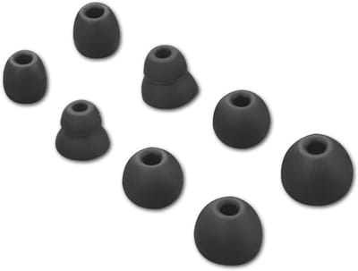 Siliconen Oordopjes voor In-Ear Hoofdtelefoons - 4 Paar in 4 Maten (4 mm)