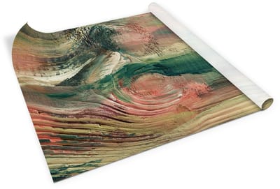Tulup Meubelfolie - Veelkleurig Plakfolie Meubels - 100 x 50 cm - Geschilderd bord Meubelsticker - Leereffect Folie Voor Meubels - Kastdeuren Folie
