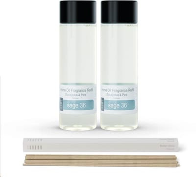 JANZEN Home Fragrance Refill Sage 36 2-pack Incl. Gratis Sticks