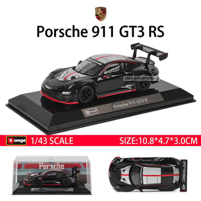 Bburago 1:43 Wrc Toyota Gr Yaris Rally1 Hybride Rovanpera #69 Ogier #17 Legering Luxe Voertuig Diecast Pull Back Auto's Model Speelgoed black