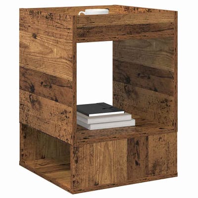 vidaXL - Bijzettafel - Oudhout - 40 - x - 40 - x - 56 - cm - Bewerkt - hout
