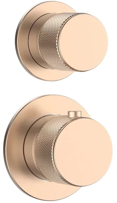 DutchLine Thermostatische Douchekraan Geborsteld Koper