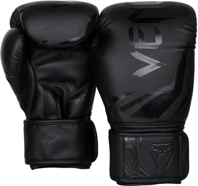 Venum Challenger 3.0 Kickbokshandschoenen - Black/Black - 10 oz