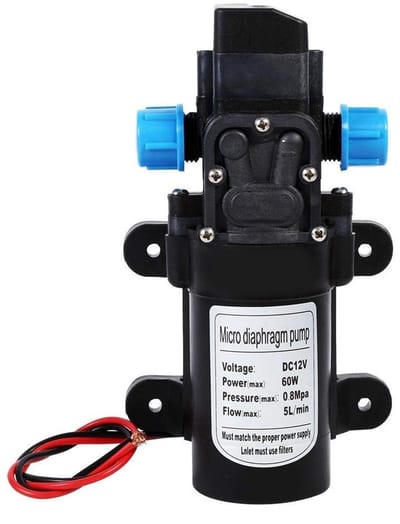 Allecto - Waterpomp - Zelfaanzuigende pomp - Hoge druk voor buiten - Zwart - Transferpomp - Voor landbouw en waterreiniging - 5 liter per minuut