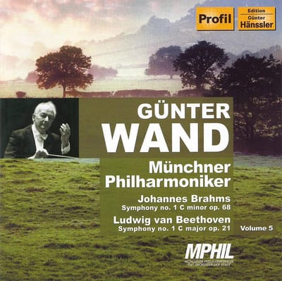 Münchner Philharmoniker, Günther Wand - Brahms: Symphony No.1 | Beethoven: Symphony No.1 (CD)