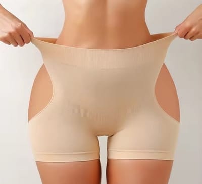 Butt Lifter Shapewear Short Dames Maat S – High Waist Corrigerend Ondergoed – Buikcorrectie Slip – Naadloze Shapewear met Open Billen – Tummy Control