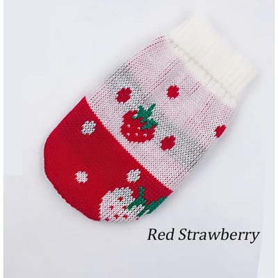 Pulls de Noël vintage pour chiens, motif renne et cœur rouge, vêtements pour chiens, pulls doux et chauds pour chiots, nouvel an S