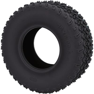 15x6.00 6 Band 15x6.00x6 4-laags Tubeless Vervangingsband voor Tuintrekker Zitmaaier black