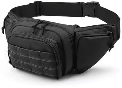 Livano Heuptas - Heuptasje - Heuptasjes - Money Belt - Dames - Heren - Festival - Wandelen - Fanny Pack - Zwart