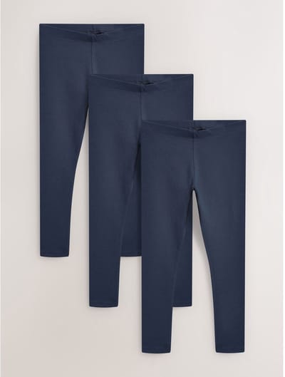 Next - Meisjes - Verpakking van 3 leggings - Blauw