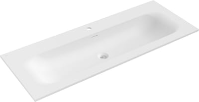 Mexen Vela ingebouwde wastafel 121 x 46,5 cm, wit mat - 25231201
