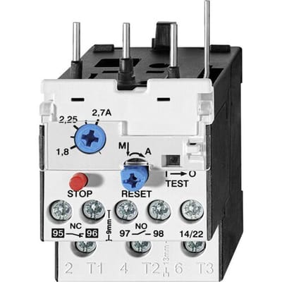 Motorbeveiligingsrelais 690 V (max) 1x NO, 1x NC Finder 6K.T1.0.000.1827 1 stuk(s)