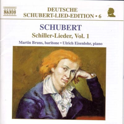 Martin Bruns & Ulrich Eisenlohr - Schubert: Schiller-Lieder, Vol. 1 (CD)