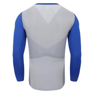 Umbro Heren Pro Base Layer Top met lange mouwen (Diepe branding/grijs)