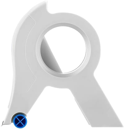 Tape Basis - Tape Cutter - Tape Applicator - Masking Tape Cutter - Draagbare Verf Tape Applicator - Tape Niet Inbegrepen - 15*10.4 cm - Geschikt voor diverse oppervlakken zoals verf, sierlijsten, deurkozijnen, etc. - Wit